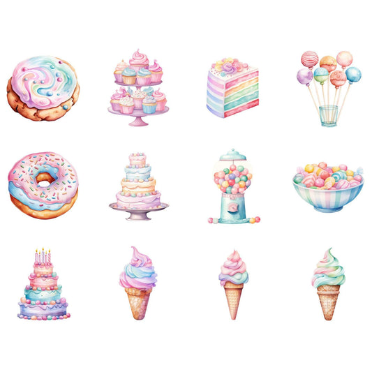 Pastel Candyland Clipart