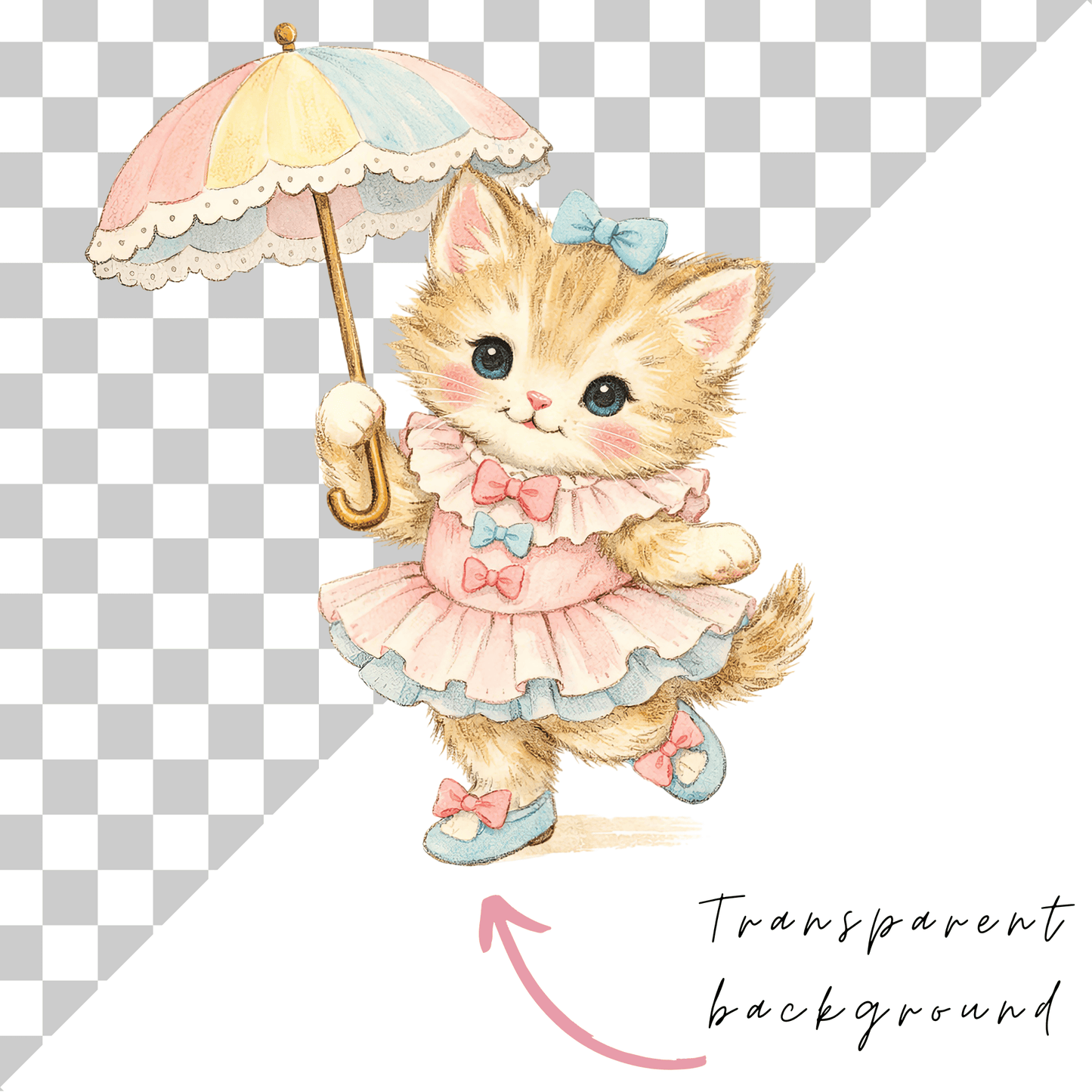 Pastel Circus Clipart Bundle (Commercial Use PNG)