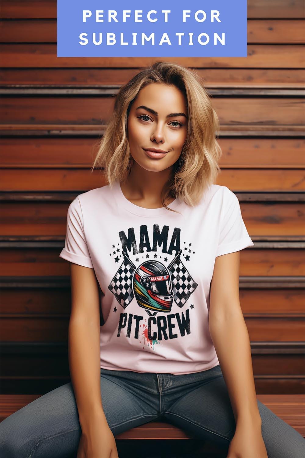 Pit Crew Mama PNG