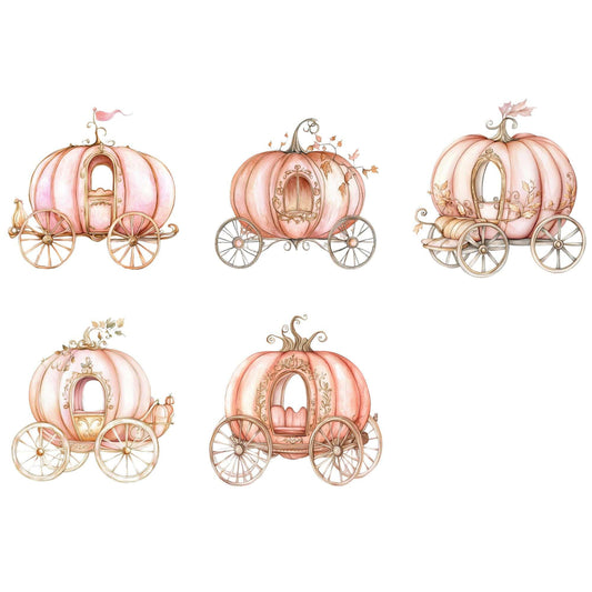 Pumpkin Carriage Clipart