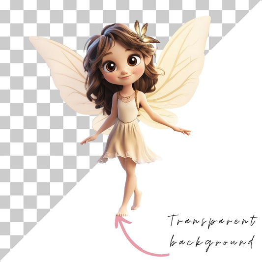 Quirky Fairy Clipart Single
