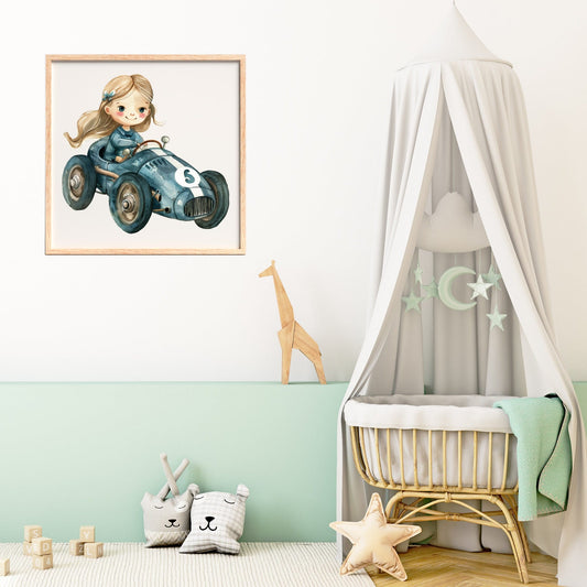 The Racecar Driver Clipart