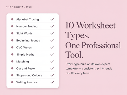 The Ultimate Kids Educational Worksheet Generator