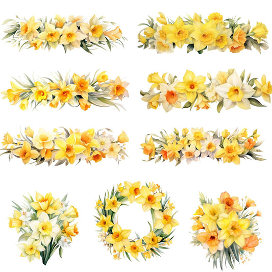 Yellow Daffodil Clipart