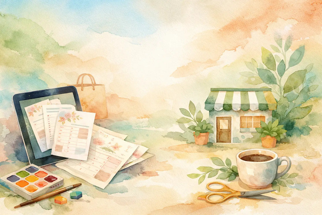 Shopify Printables Guide for a Calm, Growing Shop