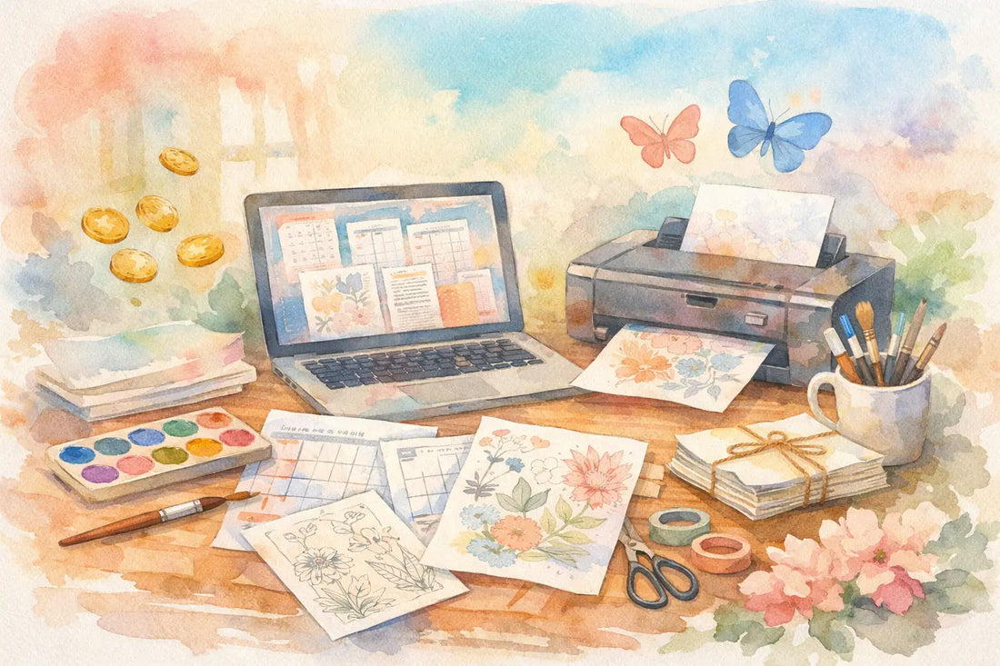 How to Sell Printable Packs Online for Steady Income