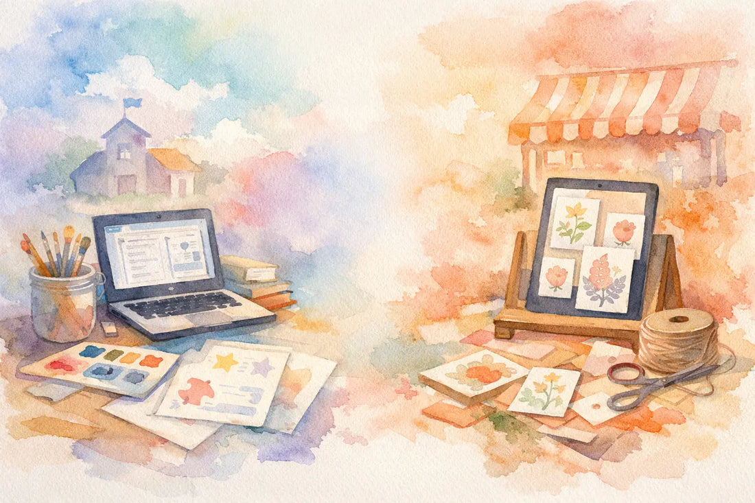 Teachers Pay Teachers vs Etsy for Printables