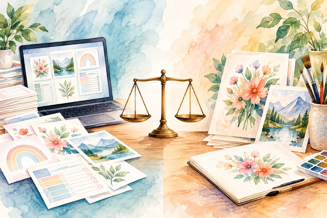 PLR Versus Original Printables: Which Sells?