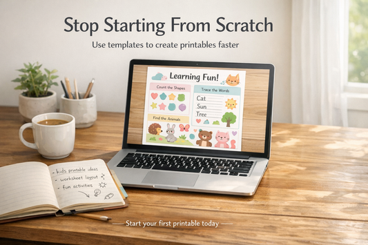 Design Printables Faster With Canva Templates