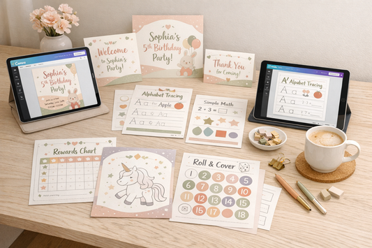 How to Create Educational Kids Printables