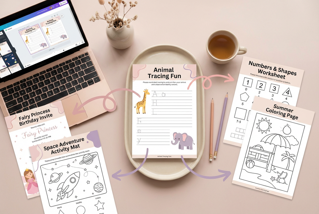 How to Turn One Printable Into 10 Digital Products