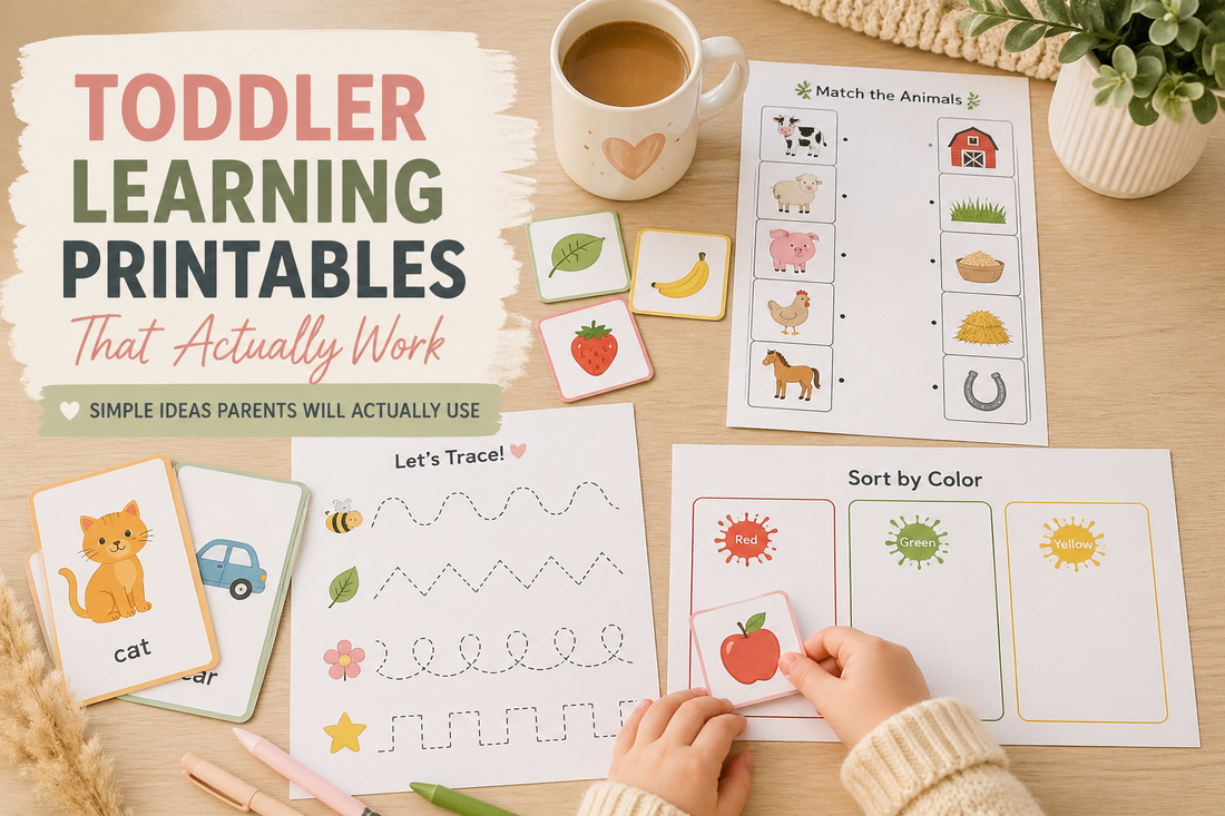 Toddler Learning Printables That Sell