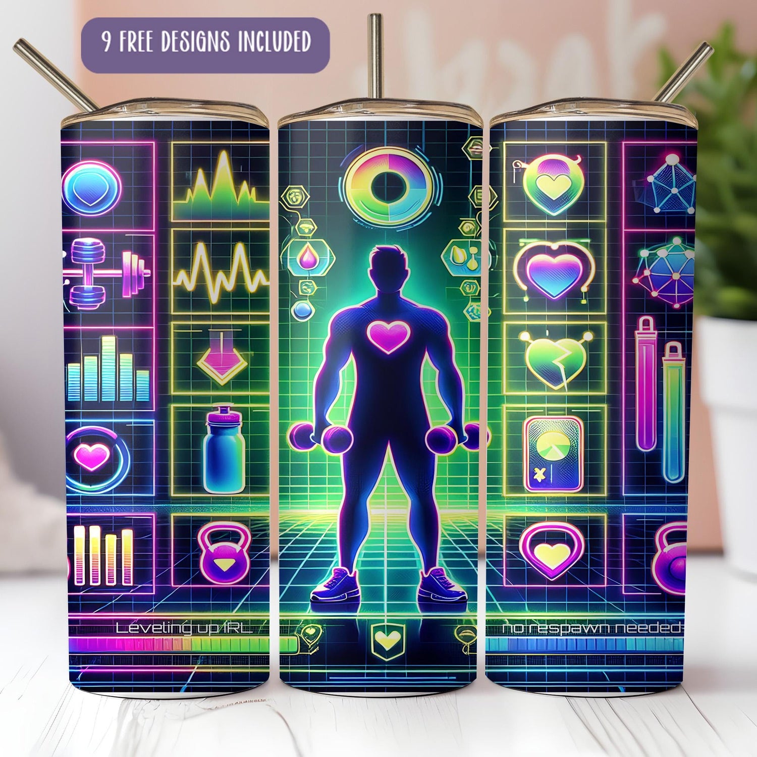 Sports - 20oz tumbler wraps