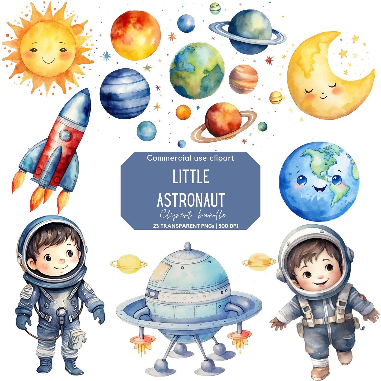 Little Astronaut Clipart