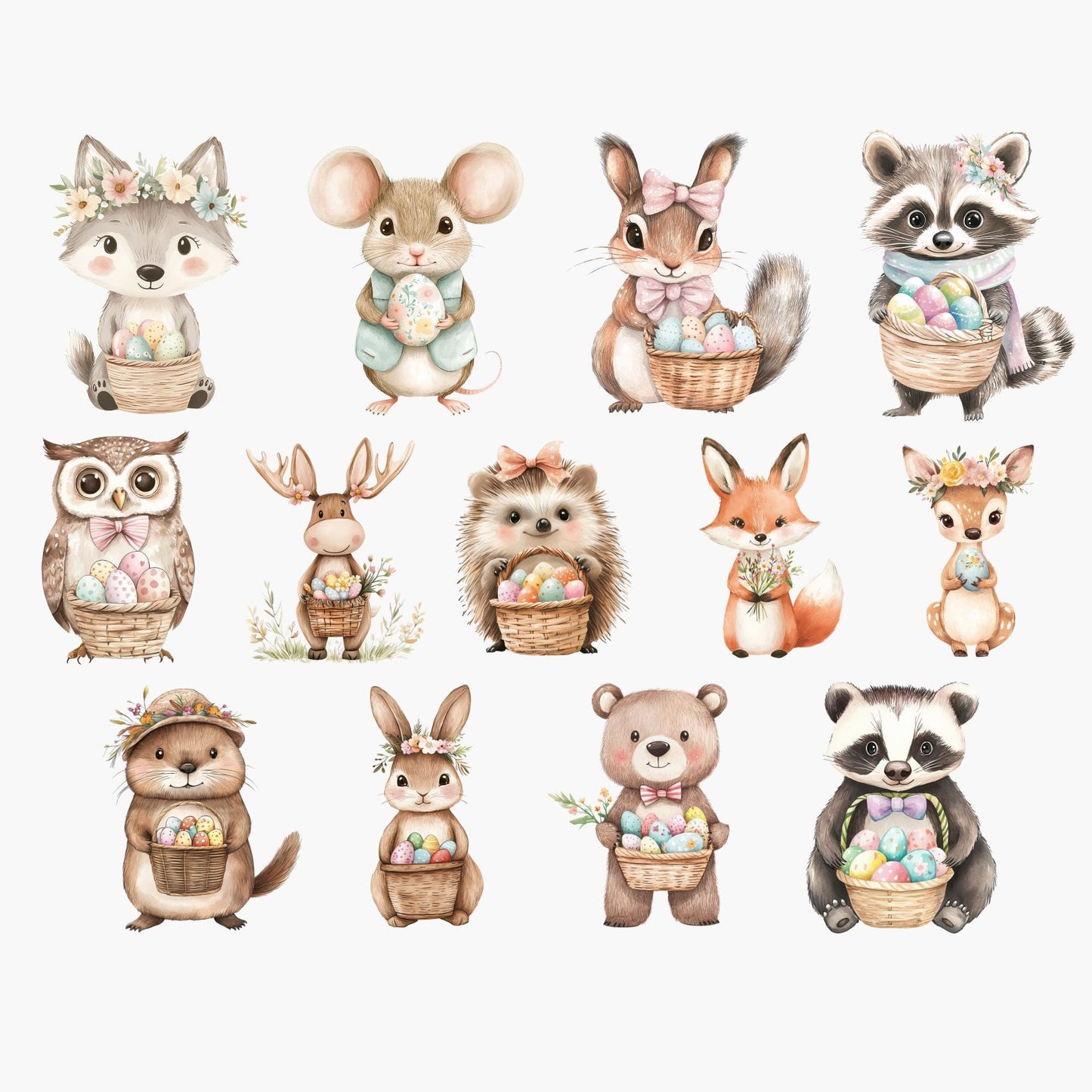 Easter Woodland Animals