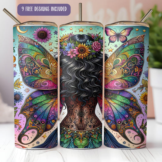 a set of three colorful tins with a picture of a woman&#39;s face