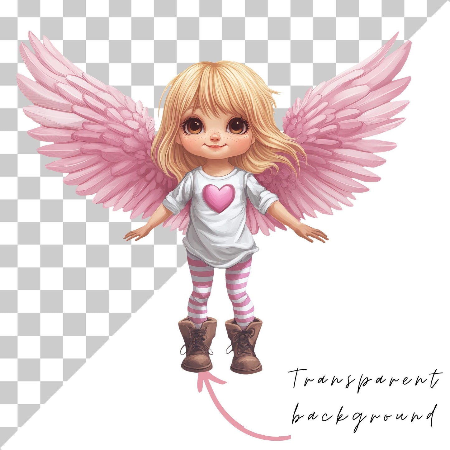 Cute Angel Clipart single