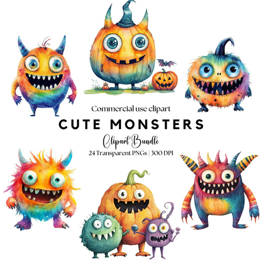 Cute Monster Clipart