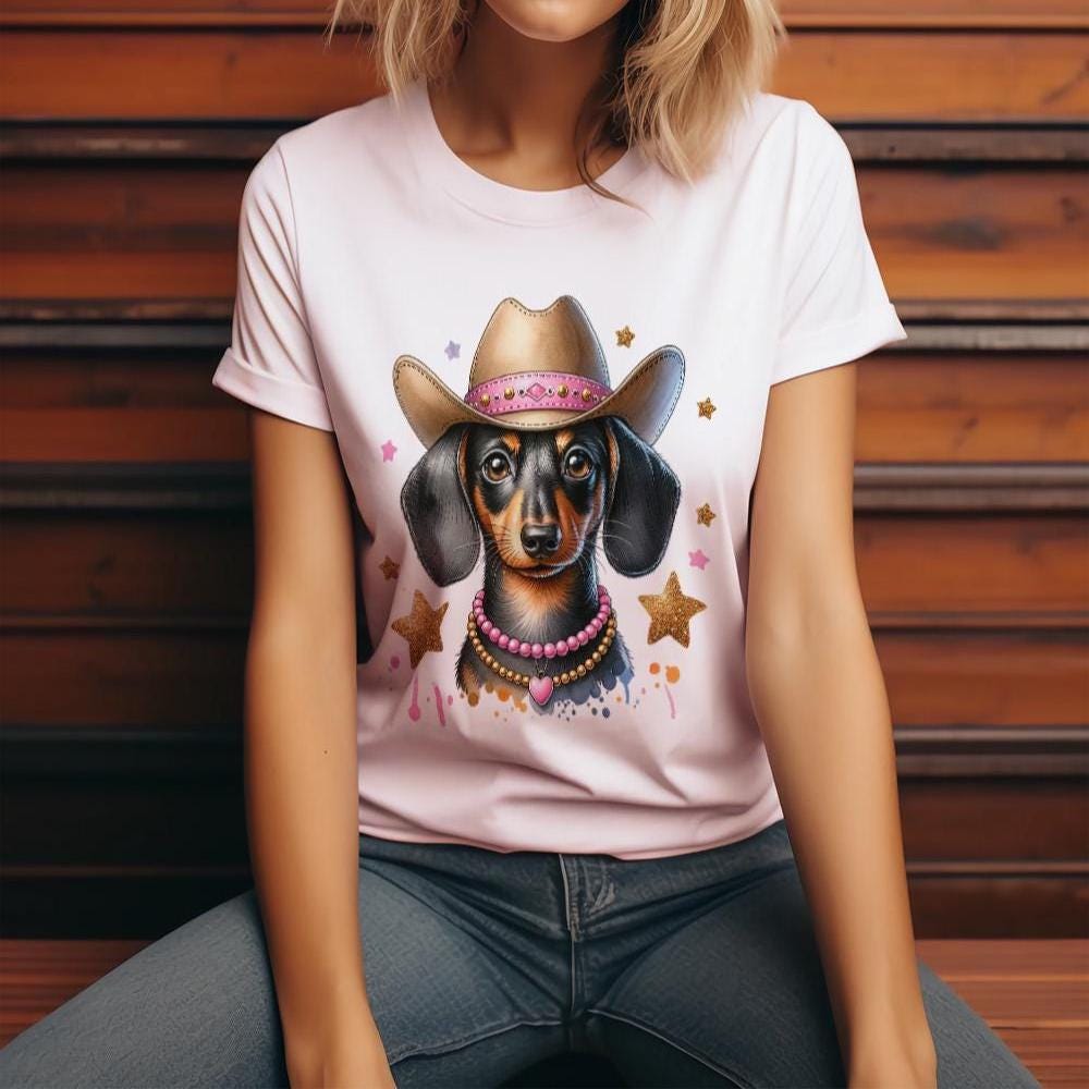 Dachshund Cowboy Hat PNG