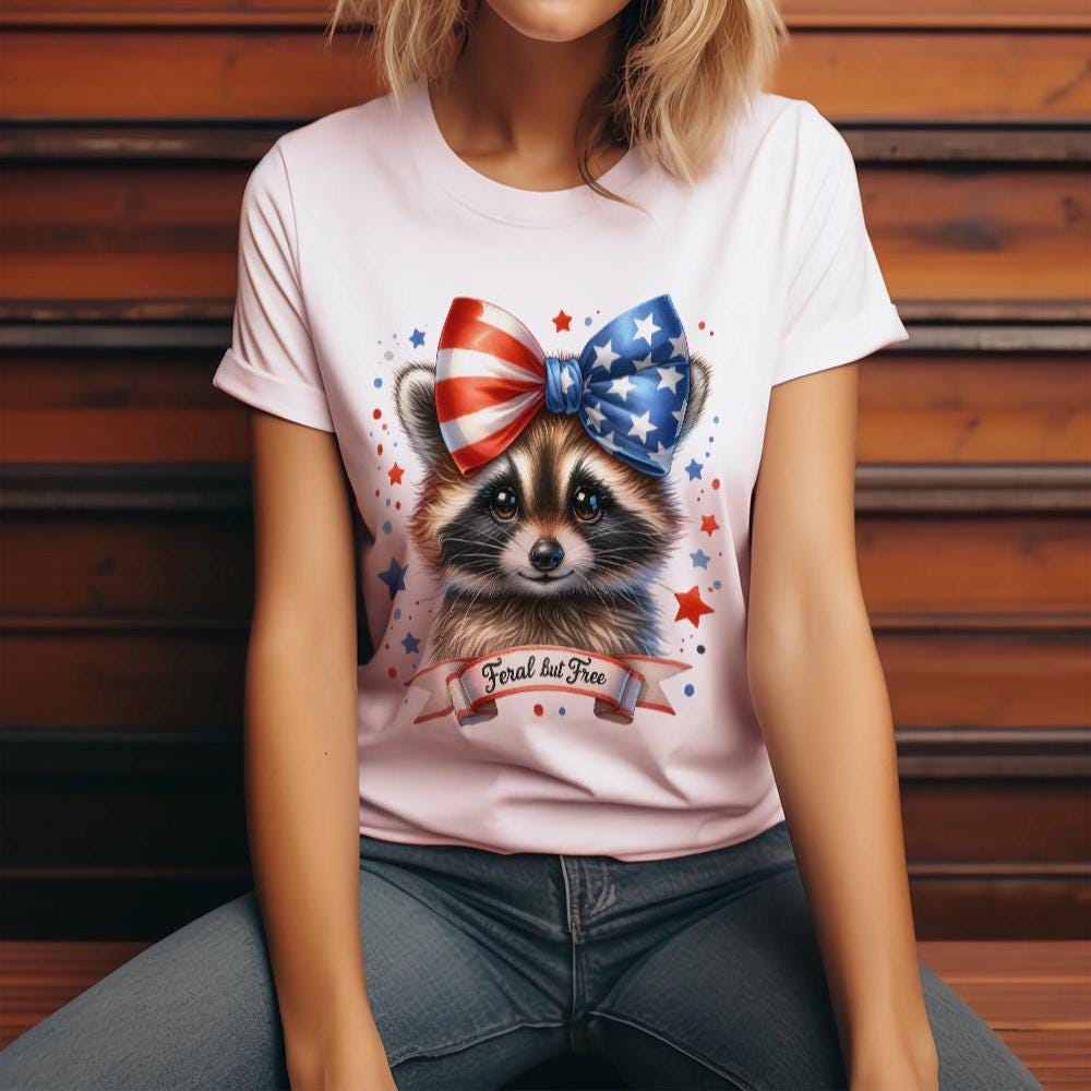 Feral But Free Raccoon PNG