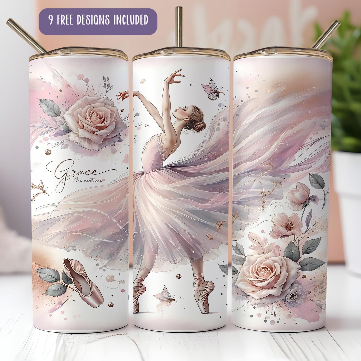 a picture of a ballerina in a pink dress