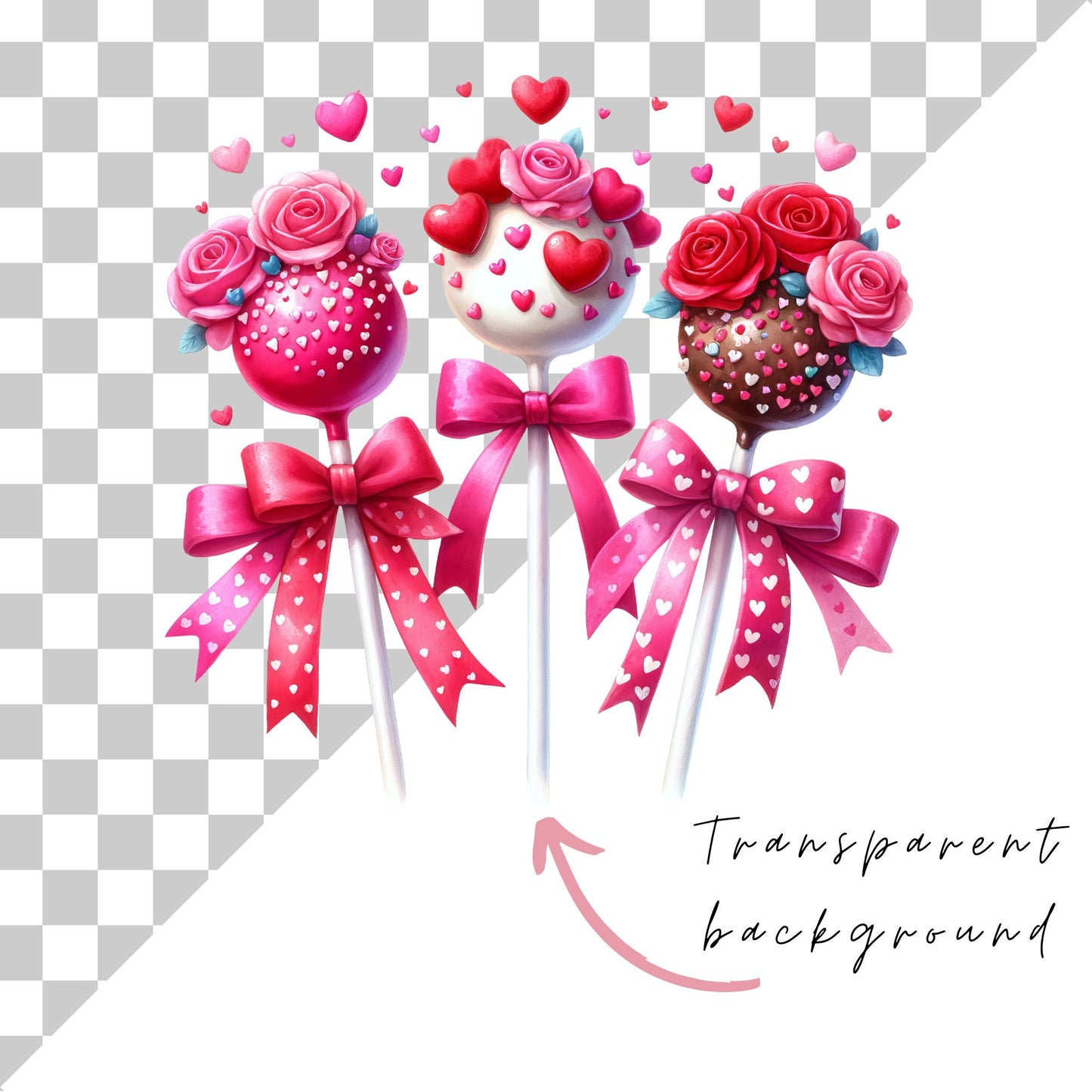 Valentines Desserts Clipart