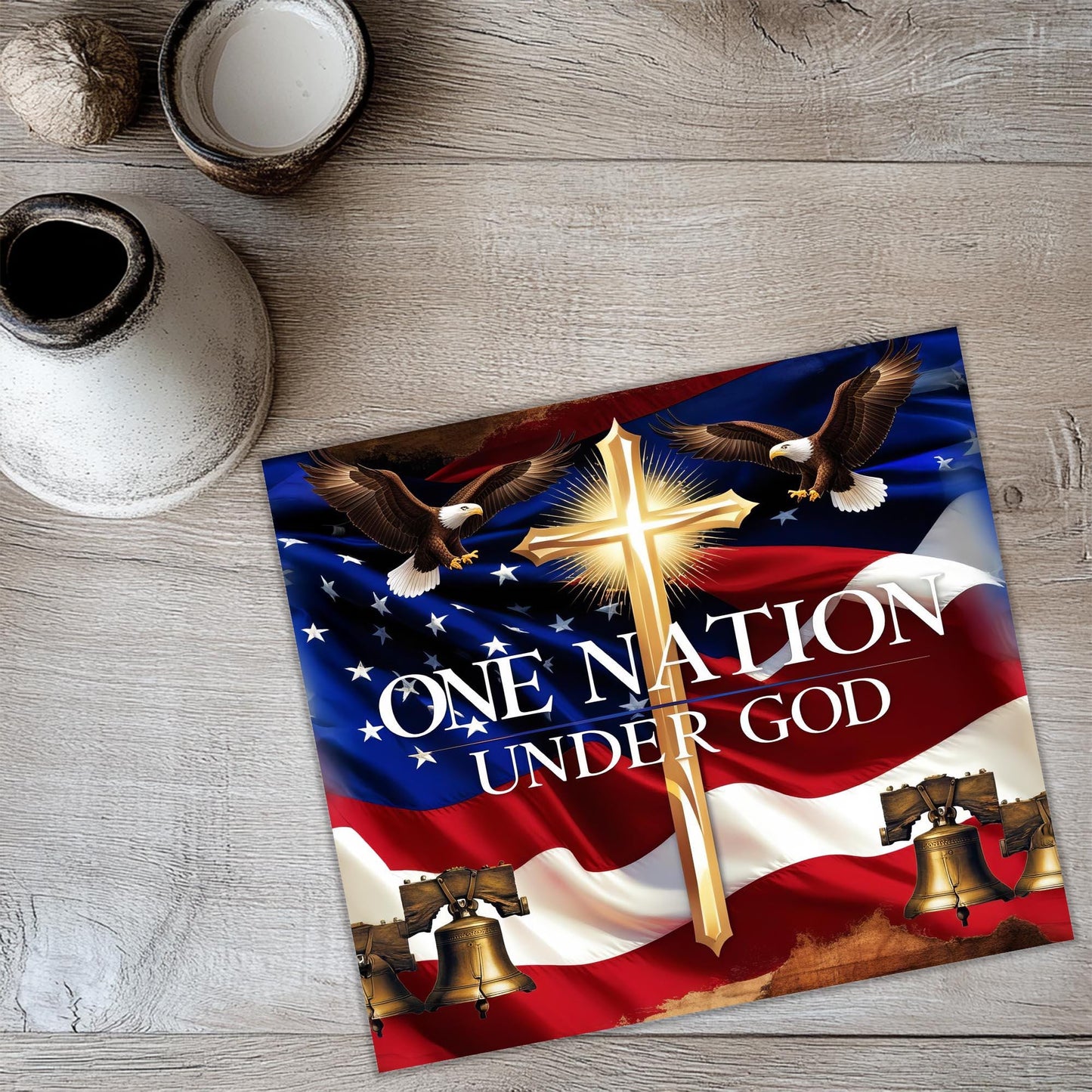 a book with a cross on top of it