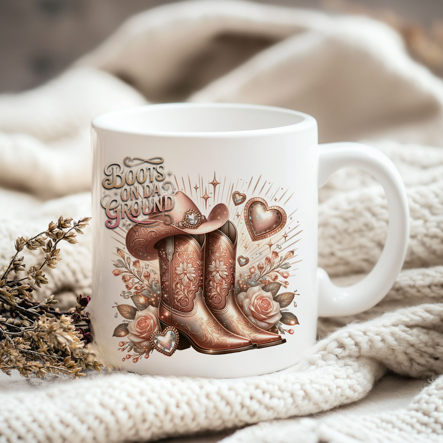 Boots On The Ground T-Shirt PNG | Cowgirl Western Sublimation Design