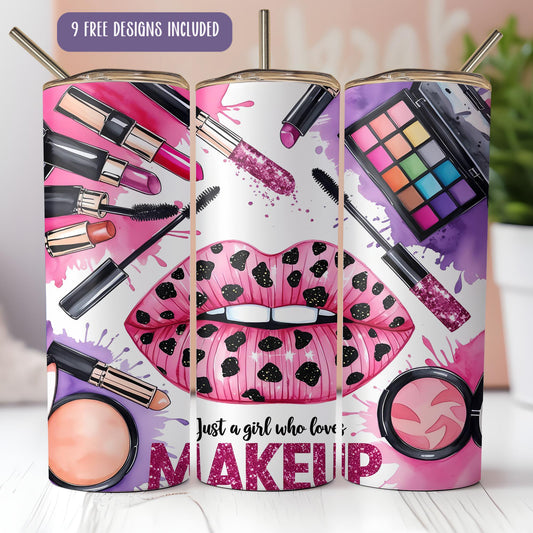 a set of three makeup canisters on a table