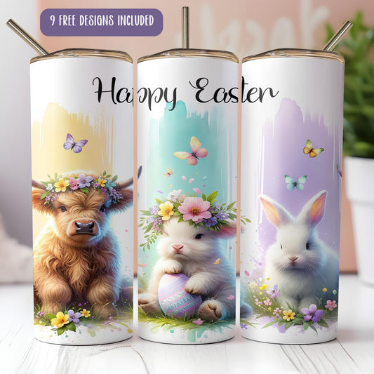 a couple of cups with some animals on them
