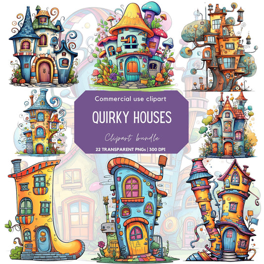 Quirky House Clipart