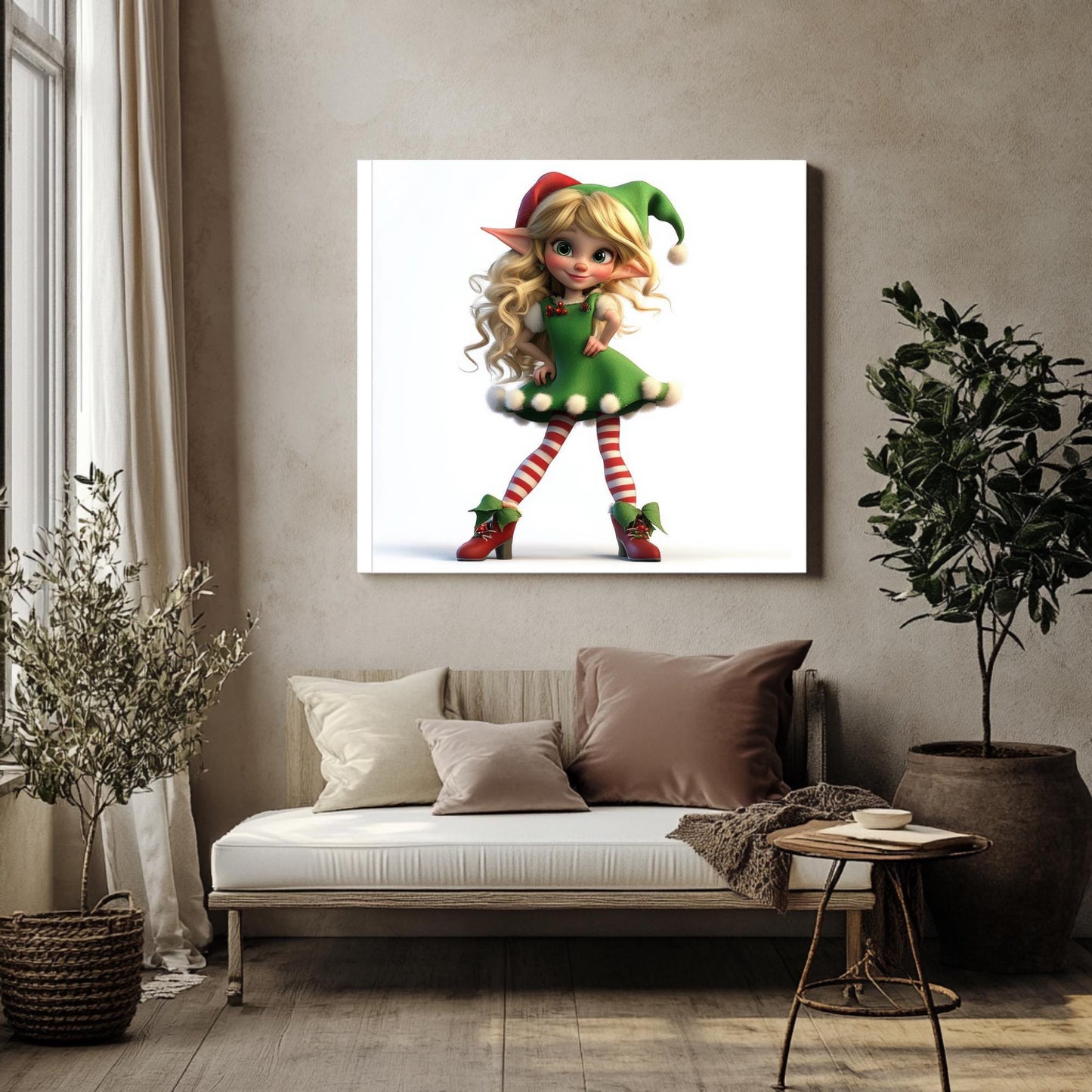 15 Quirky Christmas Elf Girl Clipart