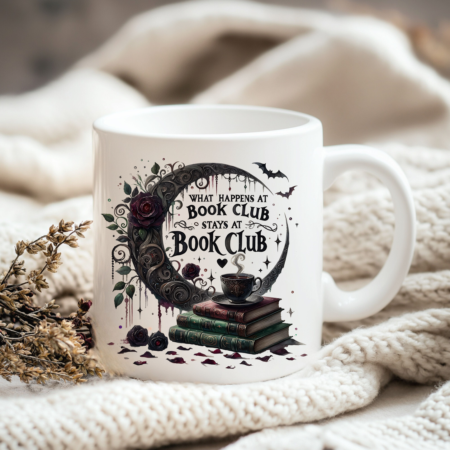 What Happens in Book Club PNG – Funny Romance Book Lover Sublimation Design