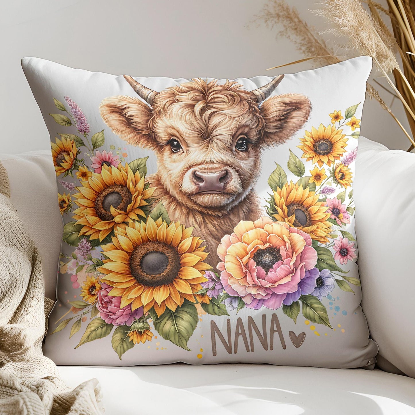 Nana Highland Cow PNG