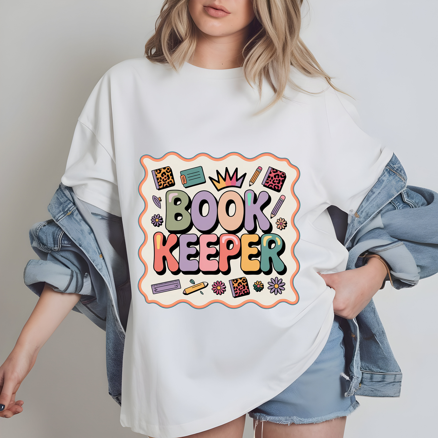 Bookkeeper Sublimation PNG | Cute Accountant Coquette Shirt Design