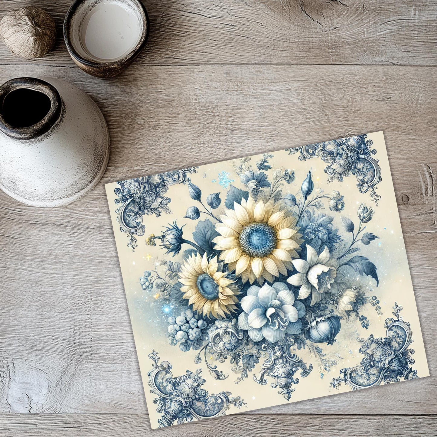 a picture of a flower arrangement on a table