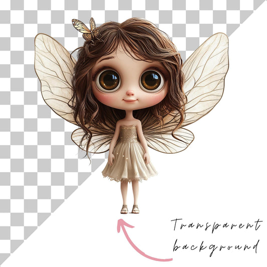 Quirky Fairy Clipart Single