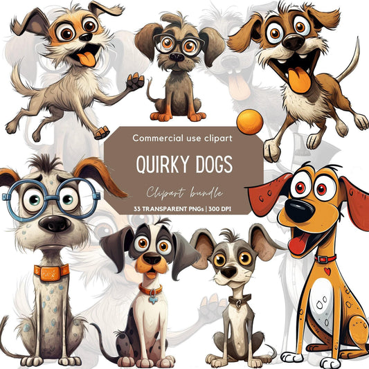 Quirky Dog Clipart