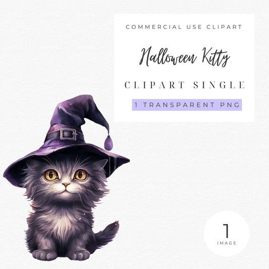 Halloween Kitty Clipart