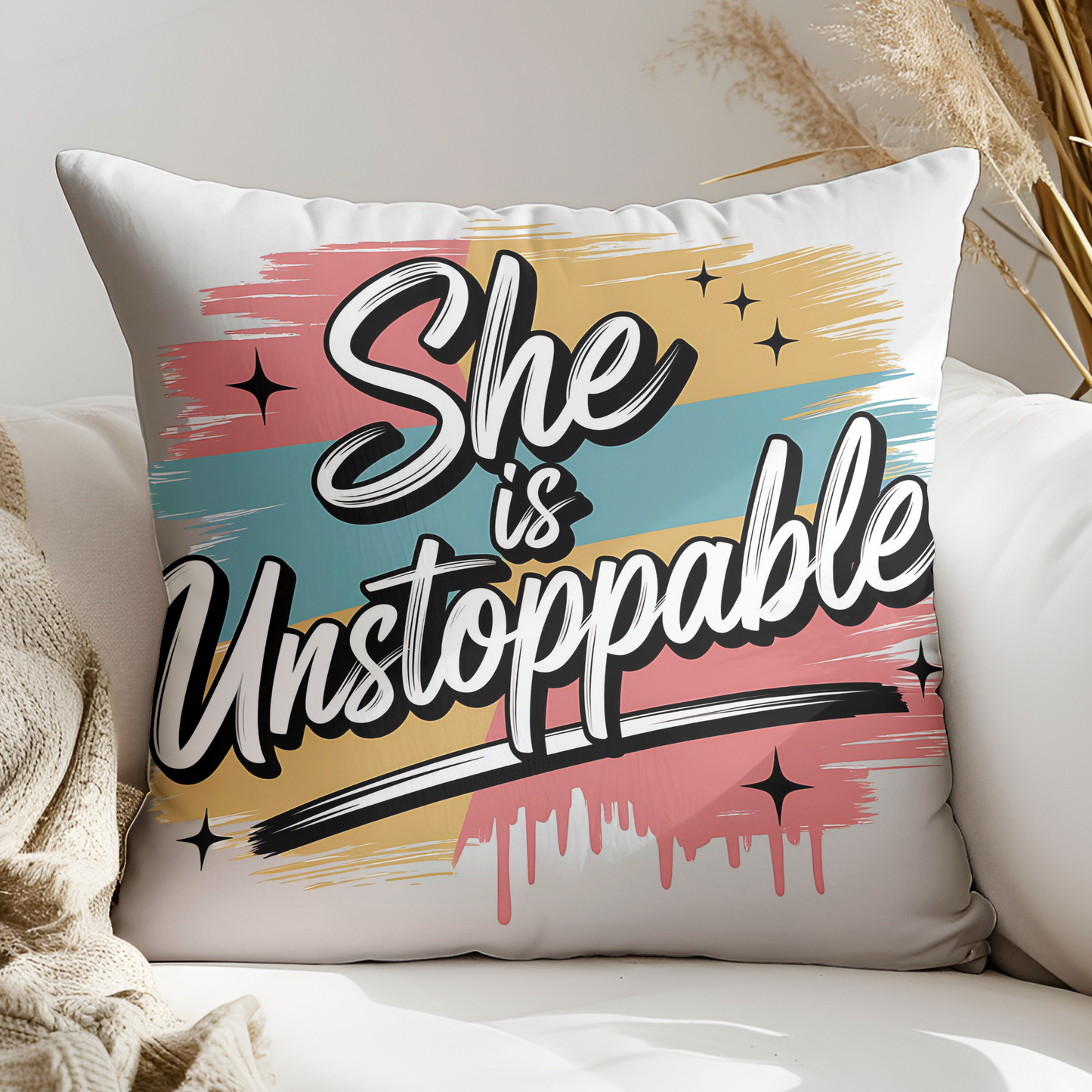 Unstoppable PNG – Empowerment Sublimation Design for Strong Women