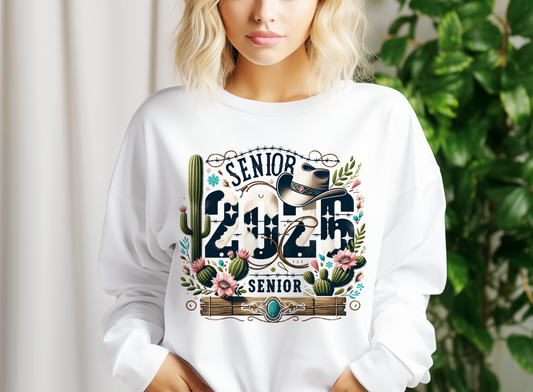 Senior 2026 Western PNG | Graduation Sublimation Design