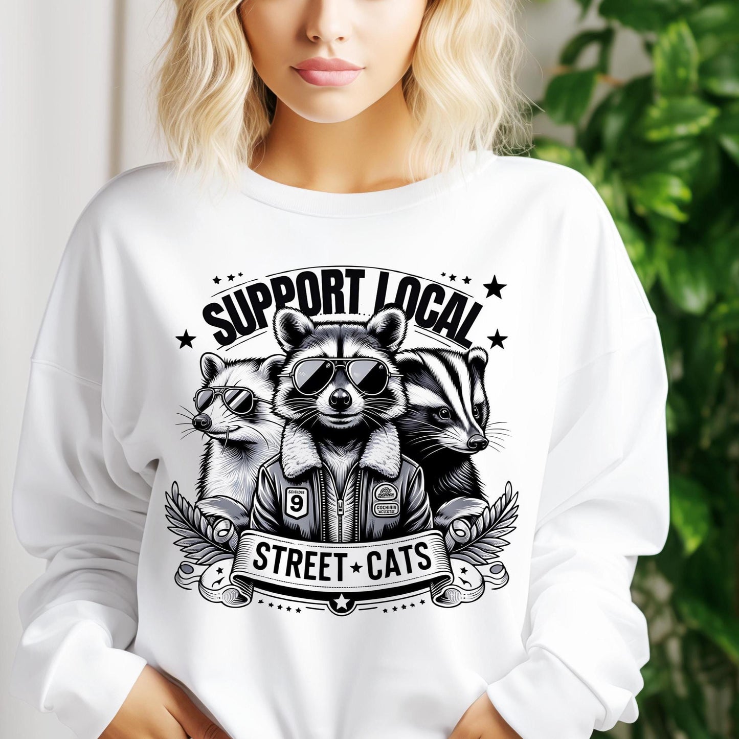 Support Your Local Street Cats PNG