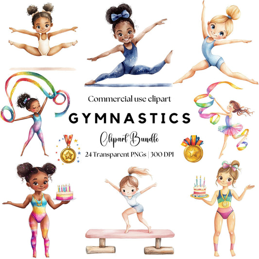 Cute Gymnastics Clipart