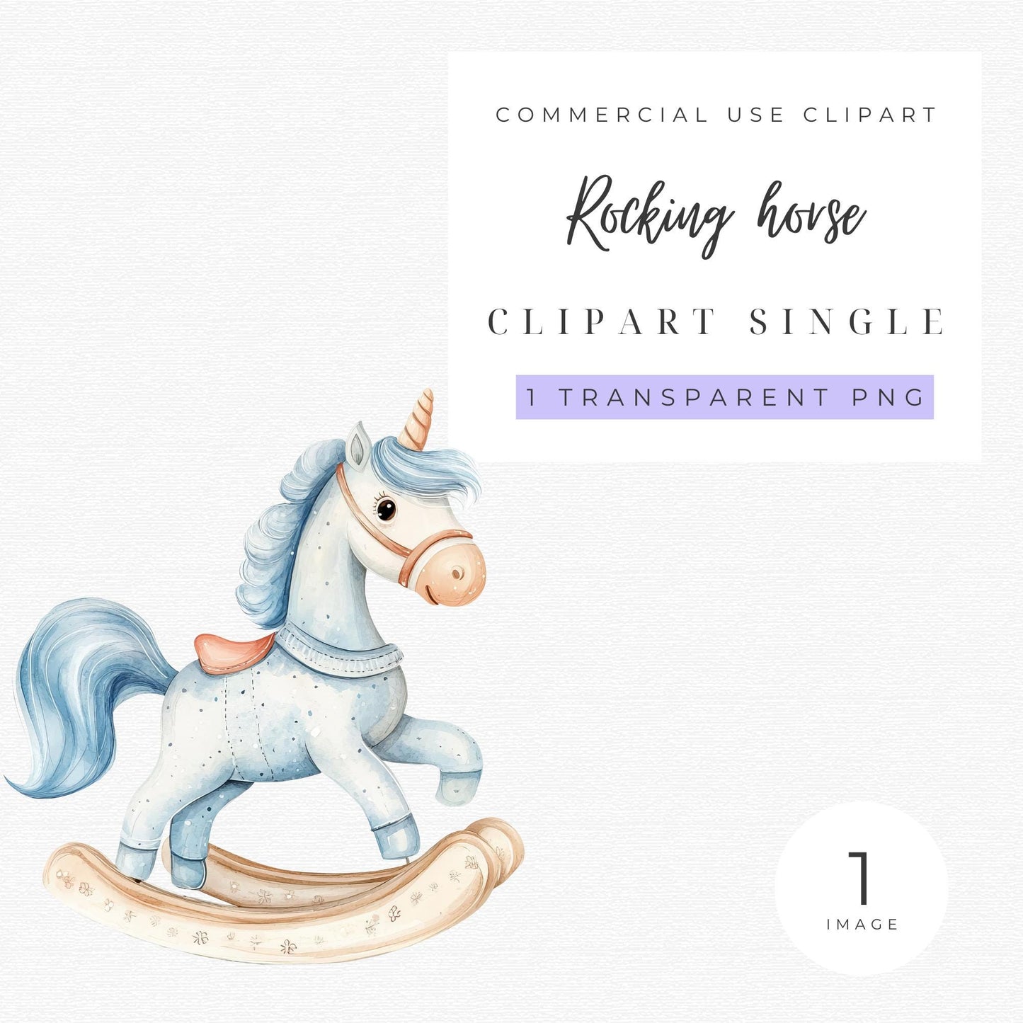 Clipart de caballo balancín