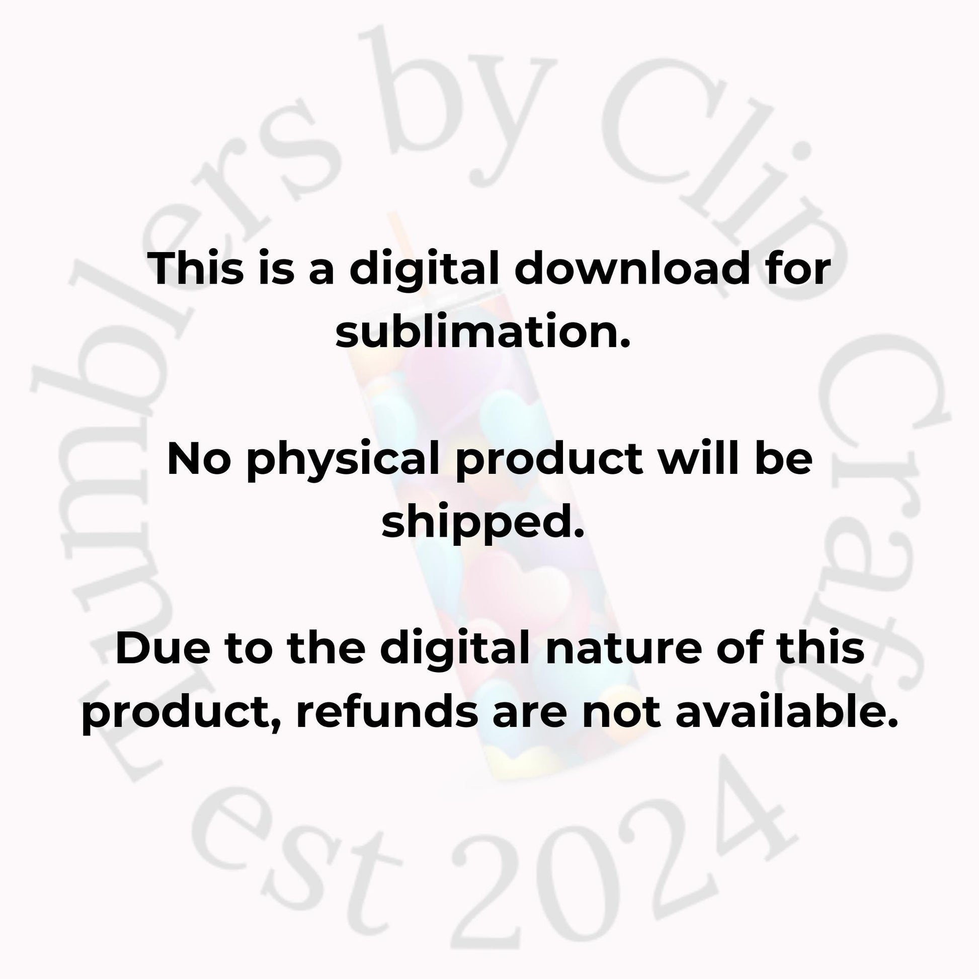 this is a digital download for sublimation no physical product will be shipped due