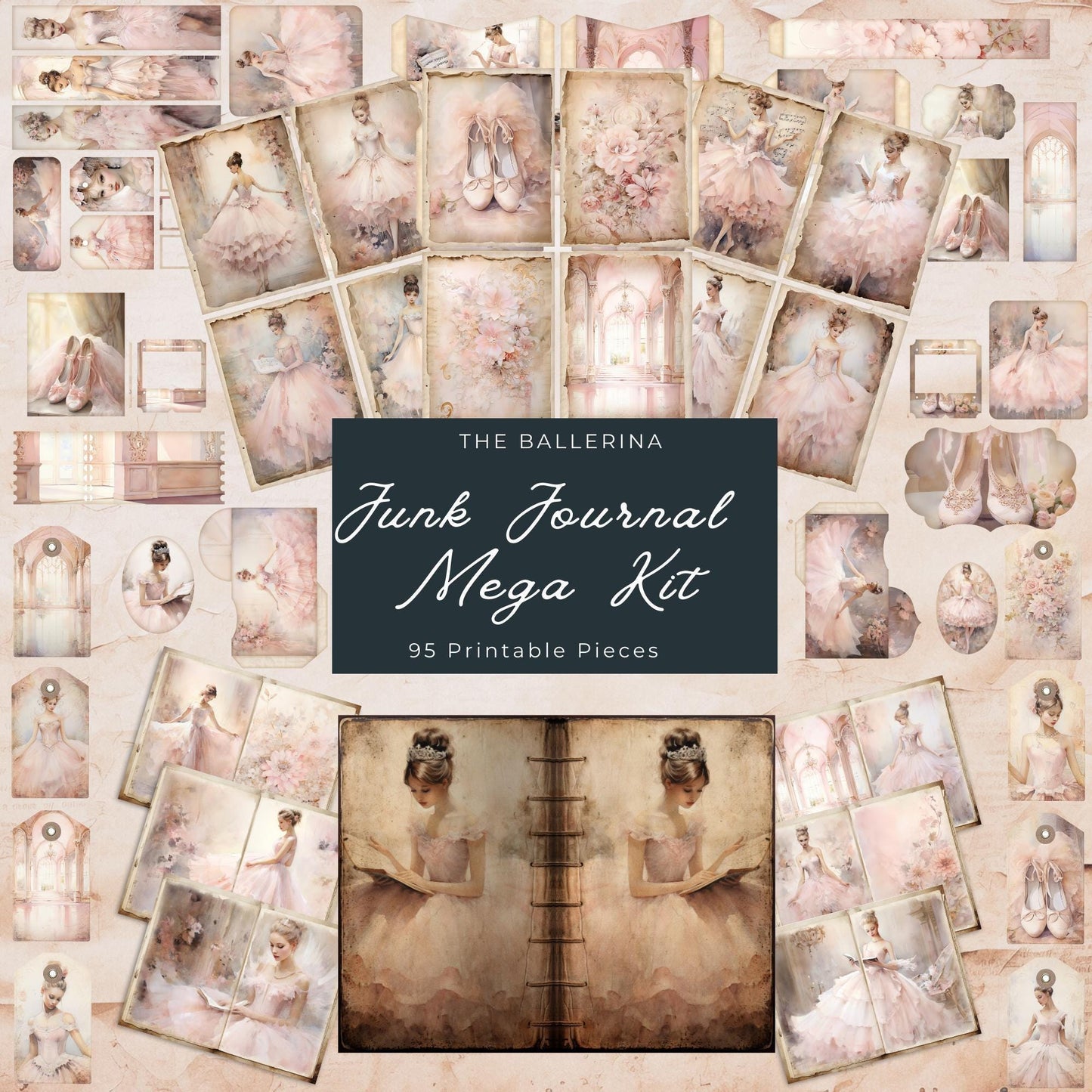 The Ballerina Junk Journal Mega Kit