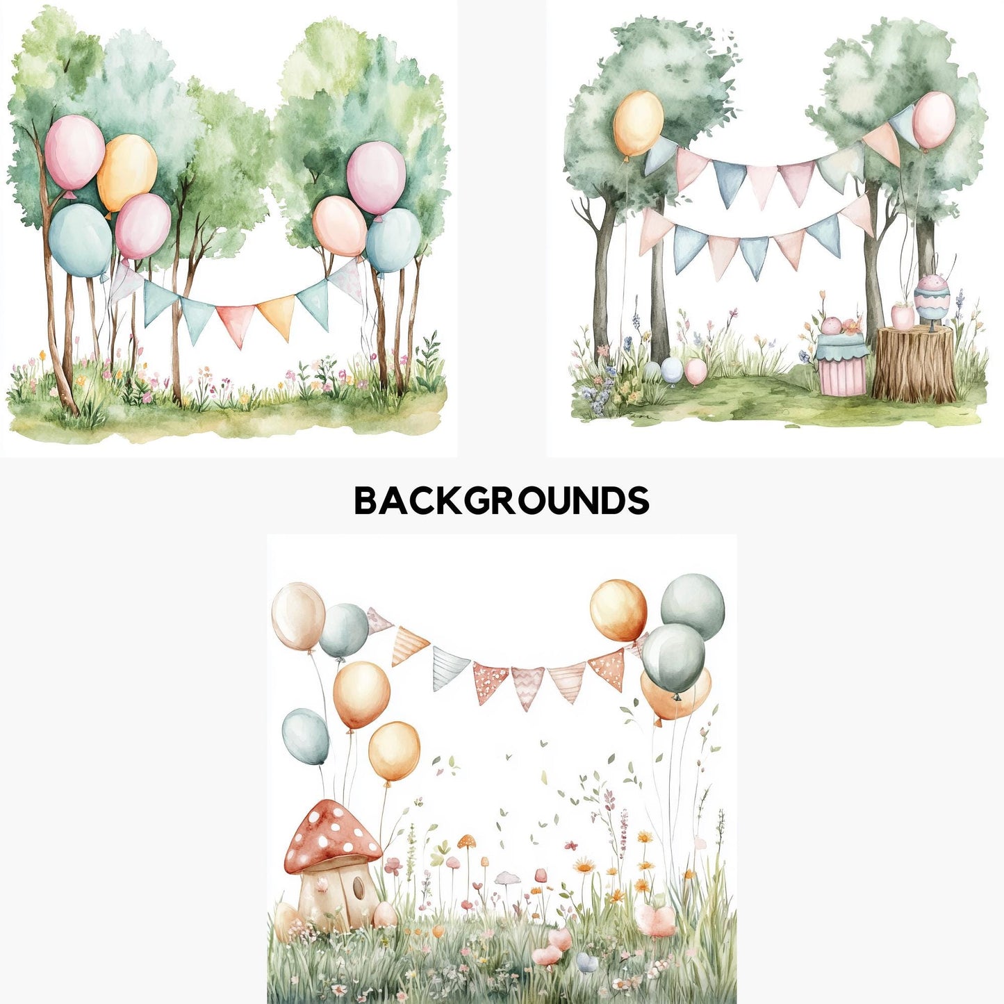 Easter Woodland Animals