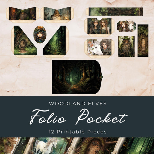 Woodland Elve Junk Journal Folio