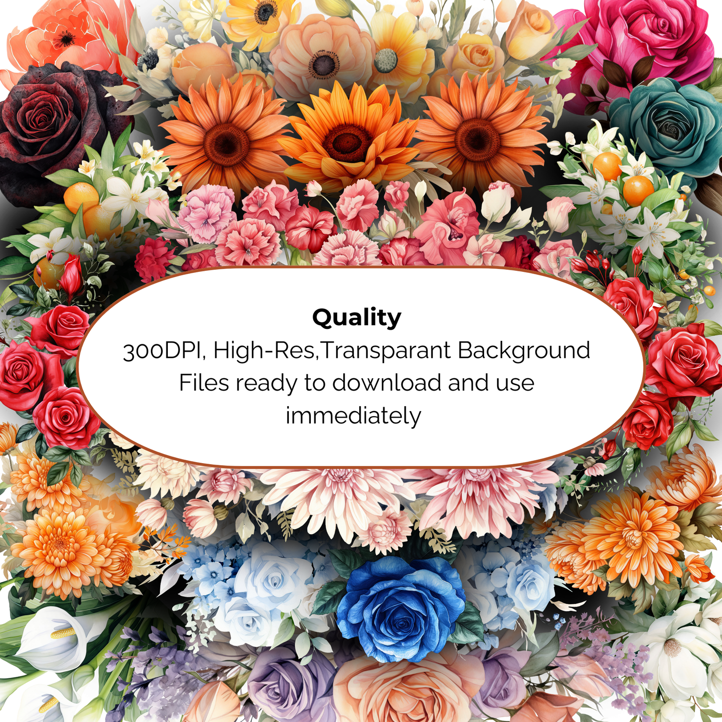 Floral Lovers All Access Pass – Commercial Use Floral Clipart (5,000+ Images)