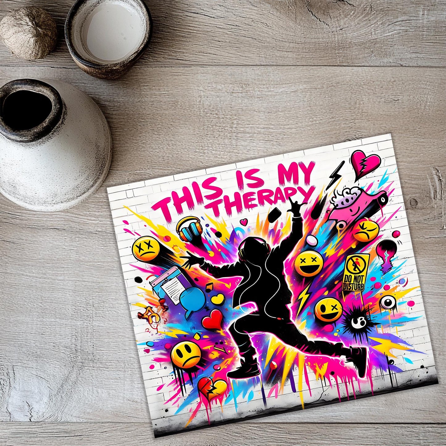 this is my therapy book on a table